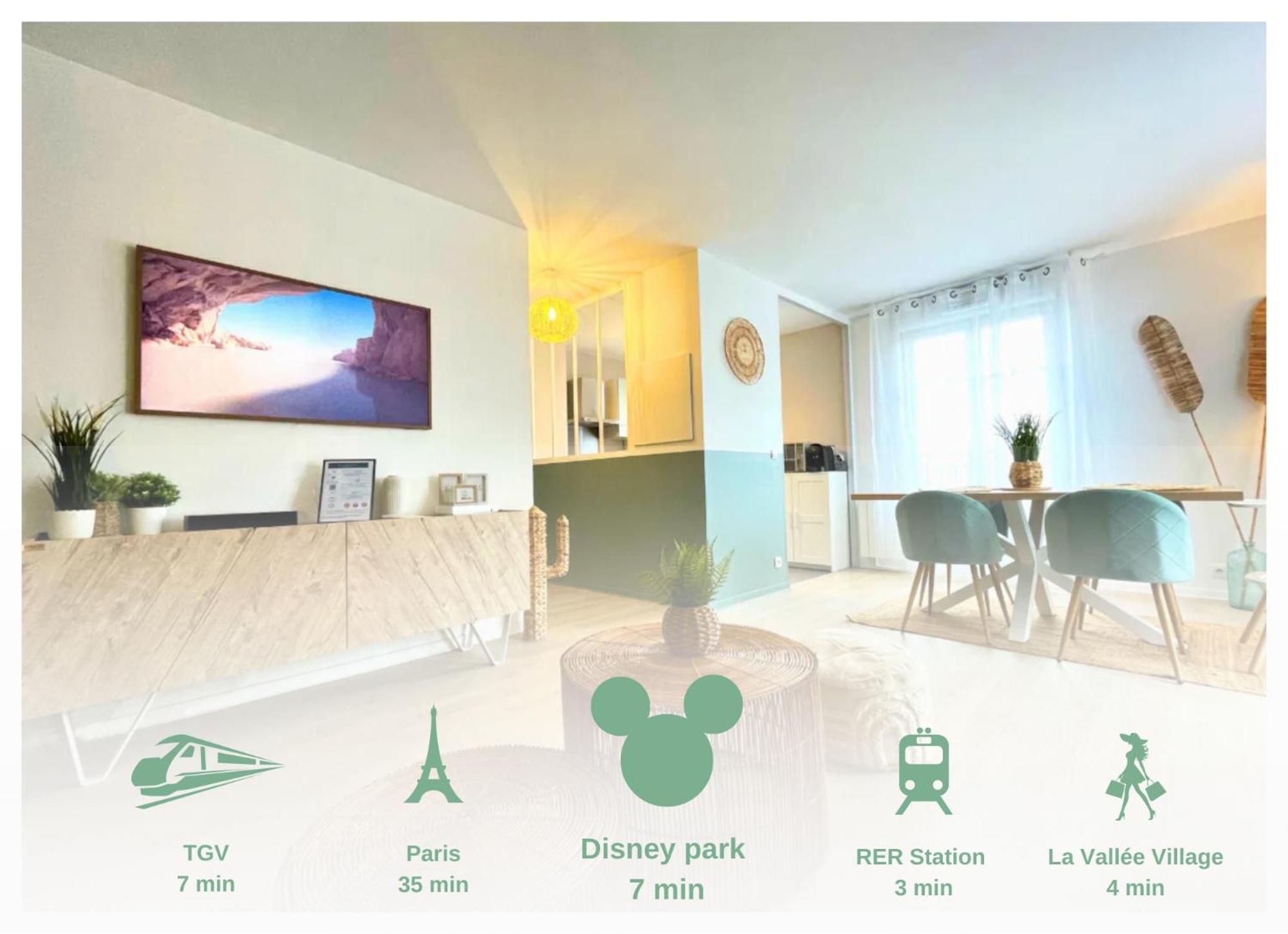 L'Organik Disney 7 Min Gare 5 Min Parking Prive 谢西 外观 照片
